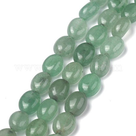 Natürlichen grünen Aventurin Perlen Stränge G-Z006-A15-1