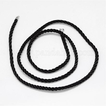 Indian Nylon Cord Necklace Making MAK-A014-001C-1