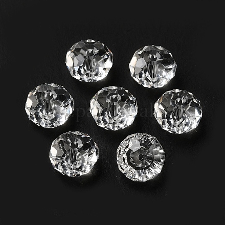 Verre imitation perles de cristal autrichien GLAA-D015-01A-02-1