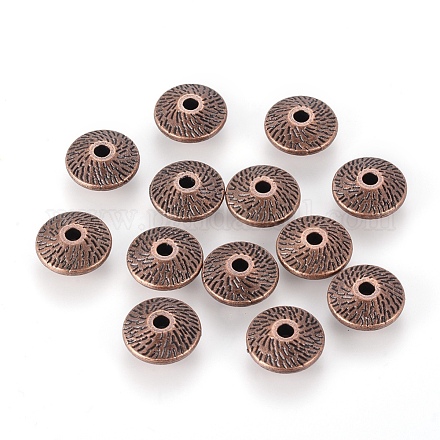 Tibetan Style Alloy Spacer Beads X-RLFH10251Y-NF-1