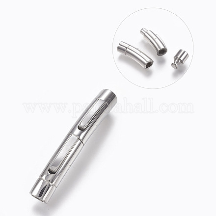 304 Stainless Steel Bayonet Clasps STAS-O114-053P-B-1