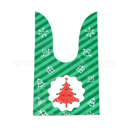Bolsa de plástico con tema navideño ABAG-H104-C04-1