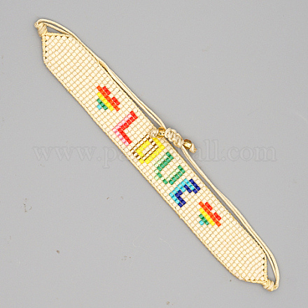 Miyuki Seed Braided Bead Bracelet RP2281-02-1