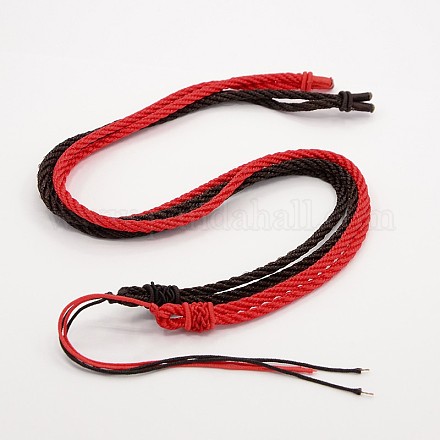 Fabricación de collar de cordón de nailon trenzado NJEW-P001-013-1