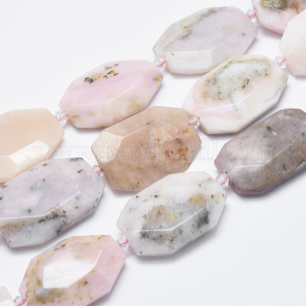 Chapelets de perles en opale rose naturelle G-G745-23-1