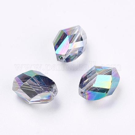 Perles d'imitation cristal autrichien SWAR-F077-11x8mm-31-1