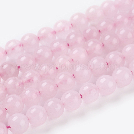 Chapelets de perles en quartz rose naturel X-G-C076-4mm-3-1