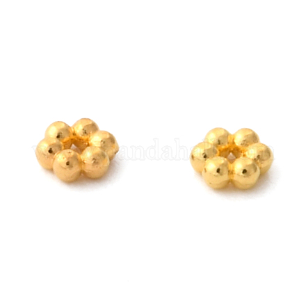 Perles de séparateur de style tibétain  X-LFH267Y-G-NR-1