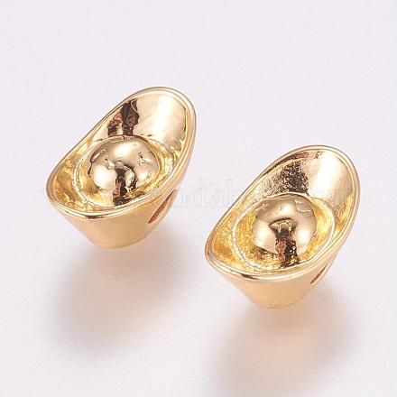 Brass Beads KK-P117-08G-1
