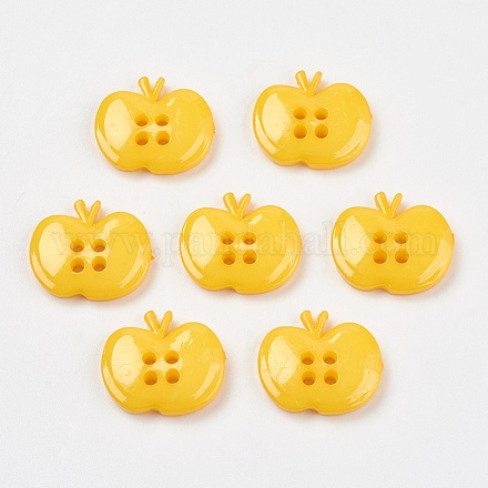 Boutons acryliques de pommes  BUTT-E038-05-1