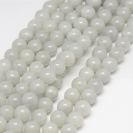 Chapelets de perles en jade jaune naturel X-G-G598-12mm-YXS-03-1