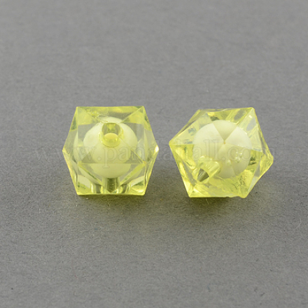 Perles en acrylique transparente X-TACR-S112-10mm-03-1