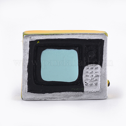 樹脂カボション  テレビ  ブラック  19x24x13mm CRES-T011-15-1
