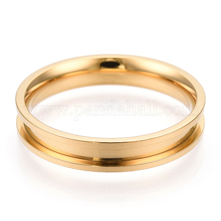 201 кольцо из нержавеющей стали с рифлением для пальцев RJEW-TAC0017-4mm-03C-1