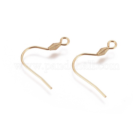 304 Stainless Steel Earring Hooks STAS-E464-07G-1