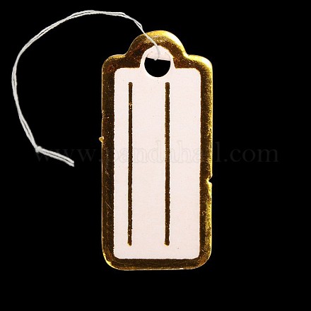 Rectangle Jewelry Display Paper Price Tags X-CDIS-N001-39A-1