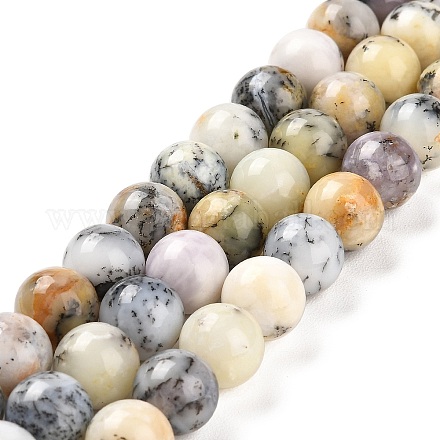 Natural African Opal Beads Strands G-B048-B03-03-1