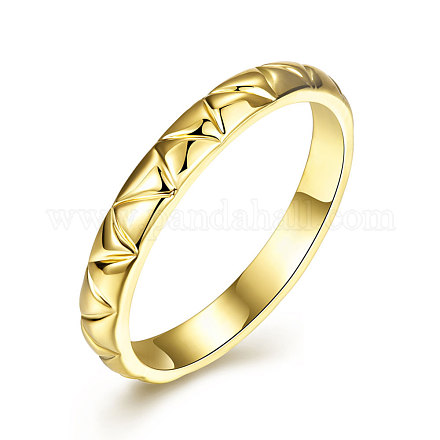 V forma los anillos de dedo de la aleación de estaño partido para las mujeres RJEW-BB15369-6G-1