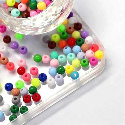 Perles acryliques opaques MACR-S802-5mm-M-1
