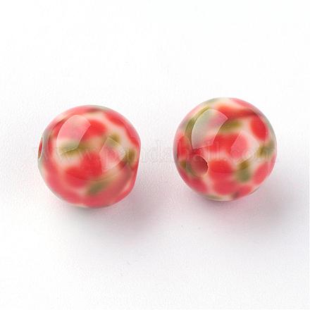 Rociar perlas de resina pintadas RESI-Q182-17-1