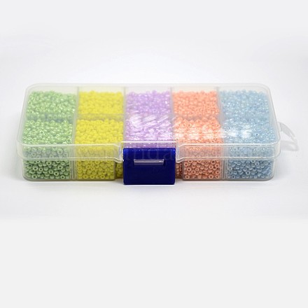 1 boîte 12/0 perles de graines de verre SEED-X0015-B-1