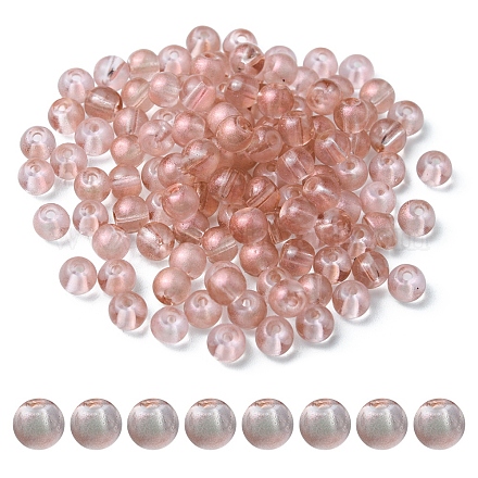 6/0 transparentes perles de rocaille en verre SEED-YW0002-11C-1