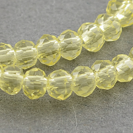 Transparent Glass Beads Strands GLAA-R135-2mm-05-1