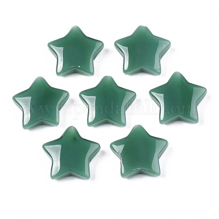 Abalorios de vidrio imitación de jade GLAA-S054-36-A02-1