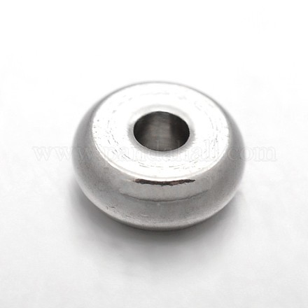 Rondelle 303 Stainless Steel Spacer Beads X-STAS-N072-05-1