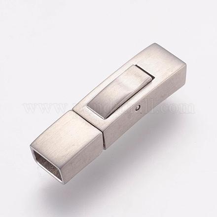 304 Stainless Steel Bayonet Clasps STAS-K145-16P-1