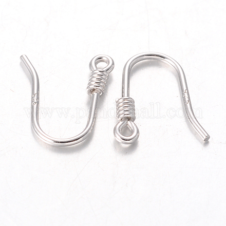Ganci di orecchini argento puro STER-I005-38P-1