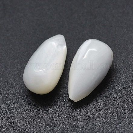 Perles de coquillage blanc naturel SSHEL-E567-21A-1