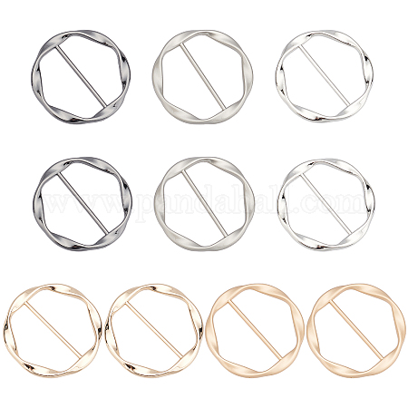  Boutigem 12Pcs Alloy Ring Clips Making Findings T Shirt Waist  Metal Ring Circle Wrap Holder Buckle Platinum & Golden Color Round DIY  Sewing Garment Accessories for Clothing Dress : Arts, Crafts