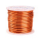 Round Aluminum Wire, for Jewelry Making, Rose Gold, 12 Gauge, 2mm, about 30m/roll