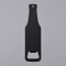 420 Stainless Steel Bottle Opener, Black, 120x33x1.5mm, Hole: 3.5mm