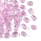 50Pcs Transparent Glass Beads, Rabbit, Plum, 15x11.3~11.6x9.7~10mm, Hole: 1mm