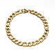 Cuban Link colliers et bracelets de la chaîne des ensembles de bijoux en acier inoxydable 304 SJEW-O065-B-05G-4