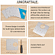 UNICRAFTALE 10 Sets Kitchen Cabinet Door Hinge Repair Kit 430 Stainless Steel Mounting Plate Hinge Accessories with Iron Screws and 1Pc Steel Cross Screwdriver 90mm Fixing Plate Hardware AJEW-UN0001-33-5