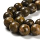 Fili di perle di diaspro naturale calabrone G-G053-A01-02-4