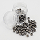 5 Box Iron Round Spacer Beads IFIN-X0001-02-B-2