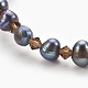 Bracelets de perles naturelles de perles BJEW-JB03893-02-2