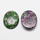 Oval Natural Ruby in Zoisite Cabochons G-K020-20x15mm-09-2