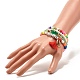 Love Beads Stretch Bracelets Set BJEW-JB07213-01-7