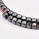Non-magnetic Synthetic Hematite Beads Strands X-G-J172-3x3mm-04-3