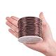 BENECREAT 18 Gauge (1mm) Aluminum Wire 492FT (150m) Anodized Jewelry Craft Making Beading Floral Colored Aluminum Craft Wire - Brown AW-BC0001-1mm-11-3