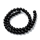 Brins de perles d'onyx noir naturel G-Z024-01B-3