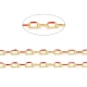 Cadenas de eslabones esmaltados de latón dorado hechos a mano CHC-M021-66B-11-2