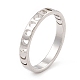 304 anillo de dedo de fase lunar de acero inoxidable para mujer RJEW-A006-03P-3
