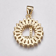 Long-Lasting Plated & Rack Plating Brass Micro Pave Cubic Zirconia Letter Pendants ZIRC-A007-03L-3