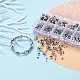 710 pz placcare fili di perle di vetro trasparente DIY-YW0003-07-10